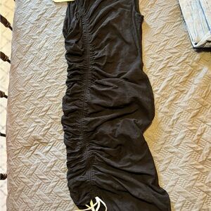 cinq a sept Black Ruched Dress